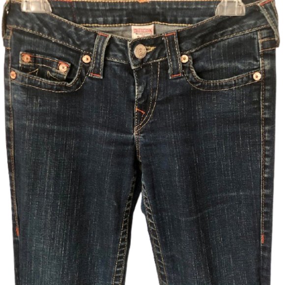 True Religion Gina Mini Bootcut Jeans - Medium Wash - 28 - Picture 4 of 12